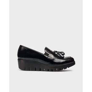 NEW WONDERS women's fly 42 loafers in lack black